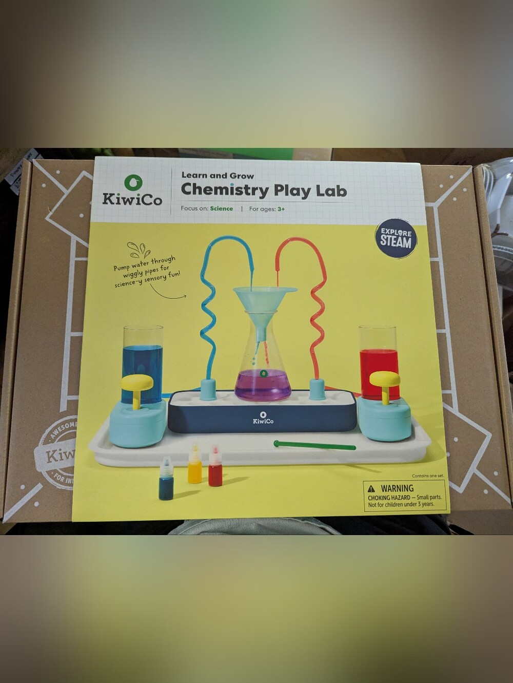 KiwiCo Learn and Grow Chemistry Play Lab Kids STEAM Toys NEW in Box
